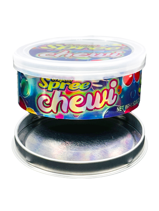 3.5g Tin Can Container - (12 Count) Spree Chewi