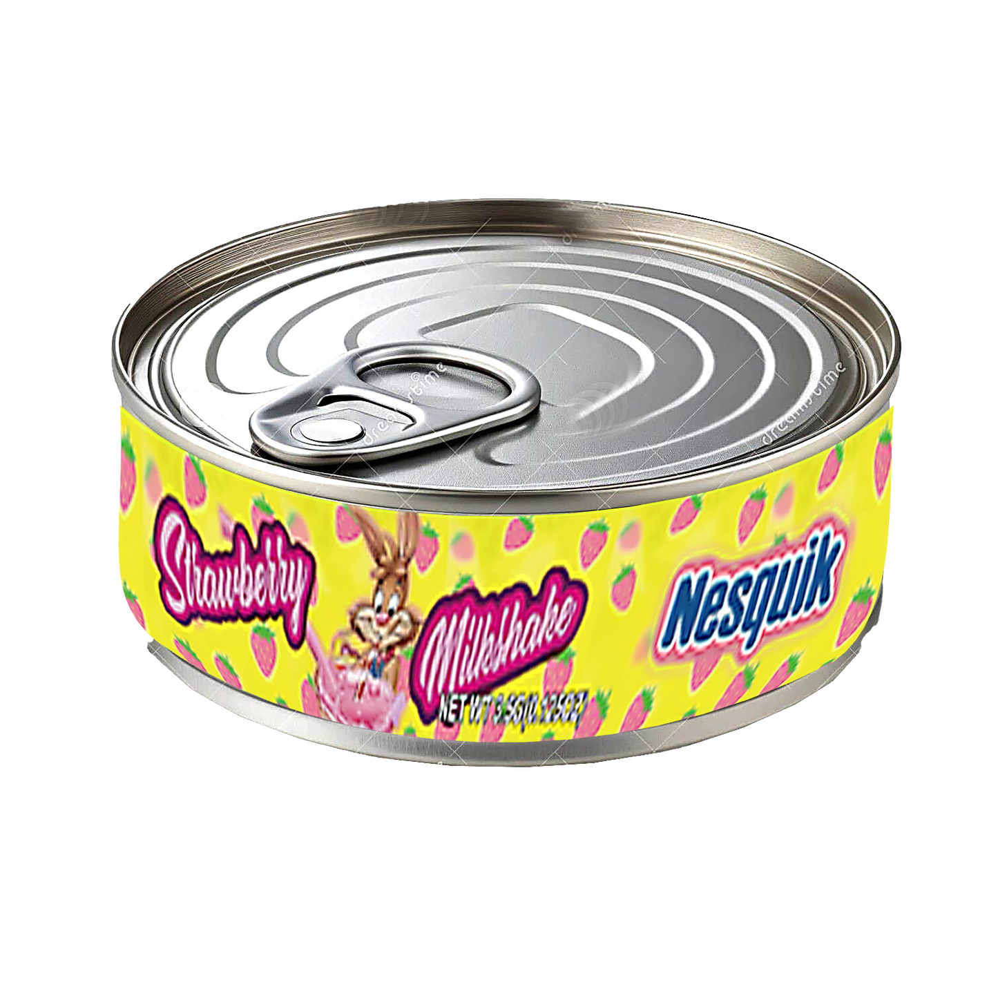 3.5g Tin Can Container - (12 Count) Nesquik Strawberry Milkshake