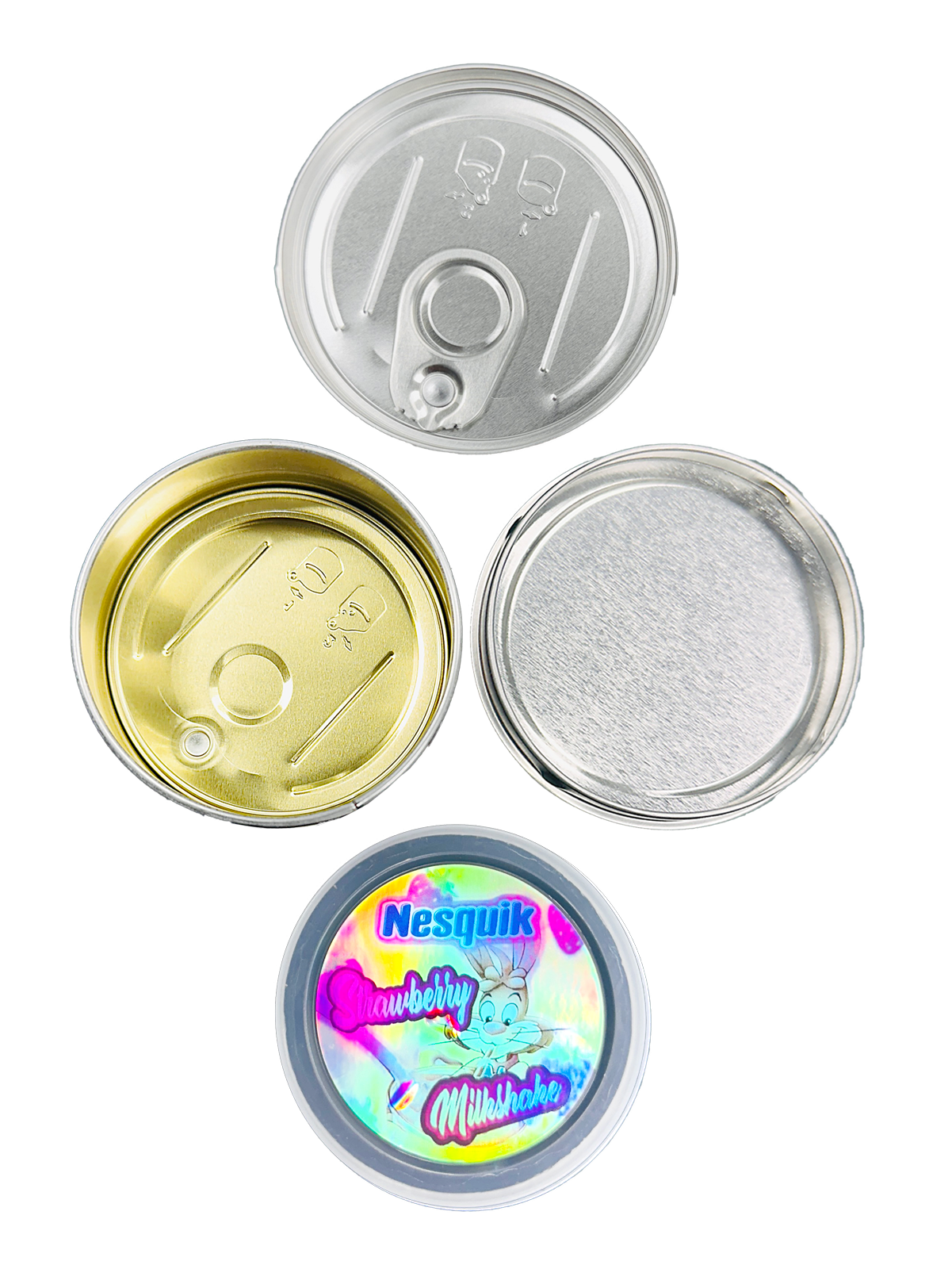 3.5g Tin Can Container - (12 Count) Nesquik Strawberry Milkshake