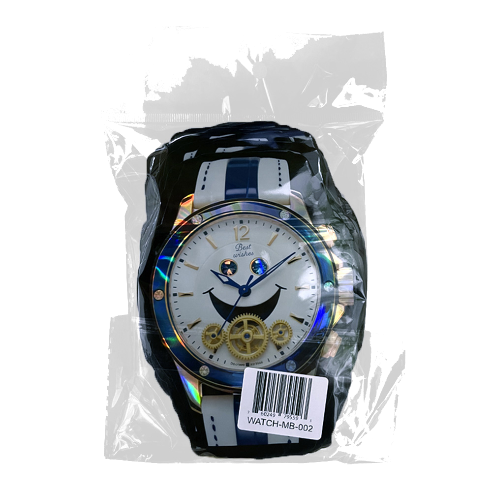 (50 Count) 3.5 Blue Smiley Gear Watch