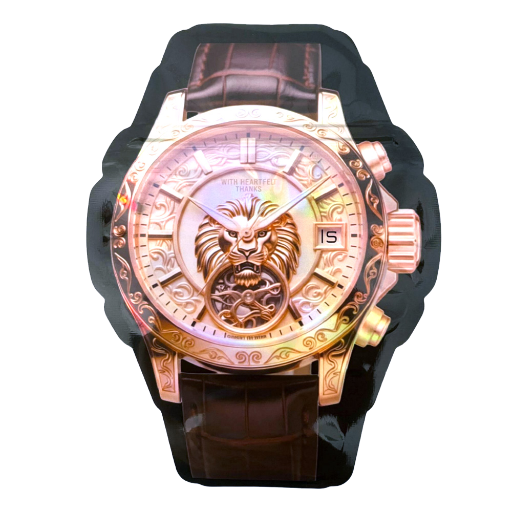 50 Count | 3.5 Size Watch-Shaped Mylar Bags