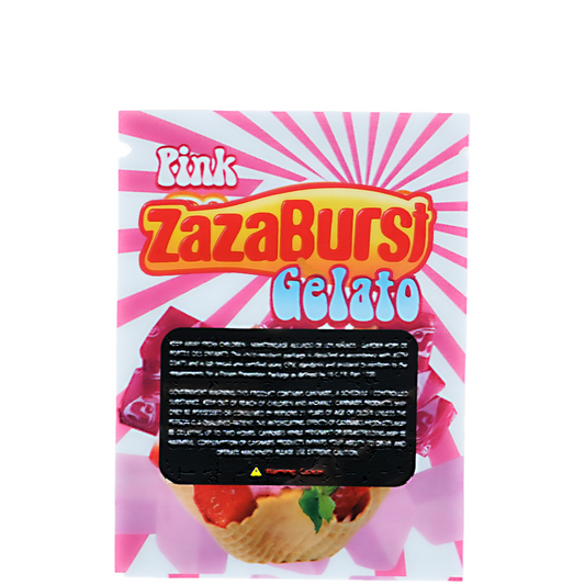 1g Exotic Mylar Bag - Pink Starburst Gelato (100 Count)