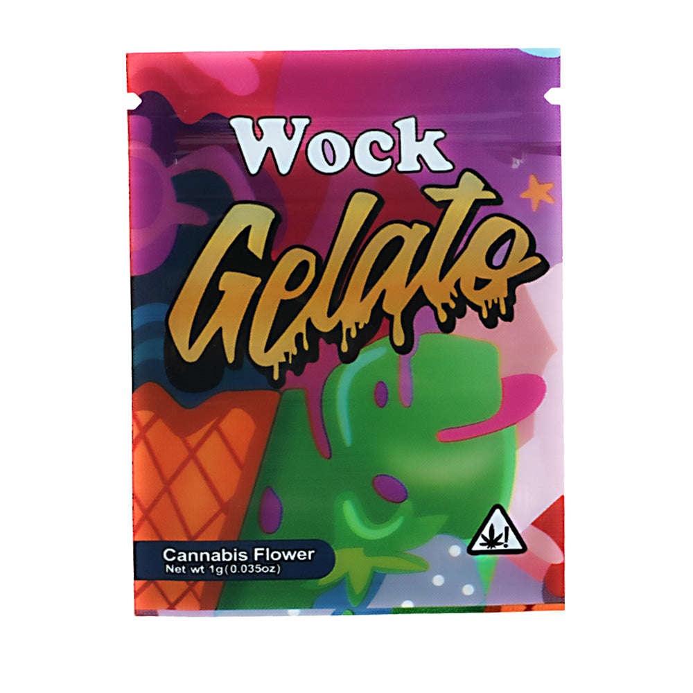 1g Exotic Mylar Bag - Wock Gelato (100 Count)