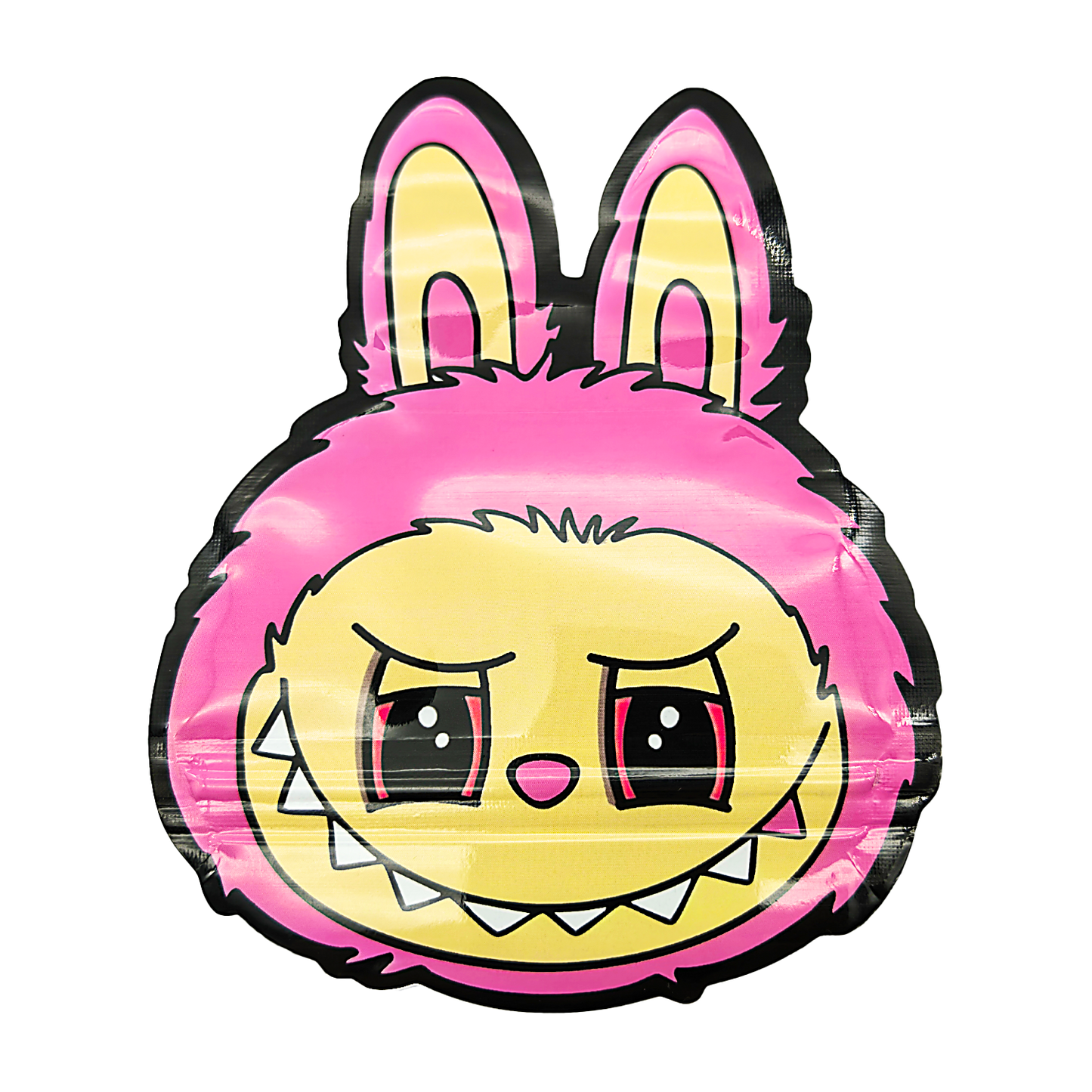 3.5g Shaped Mylar Bag - Pink Zabubu (50 Count)