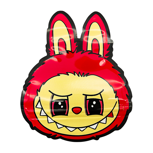 3.5g Shaped Mylar Bag - Red Zabubu (50 Count)