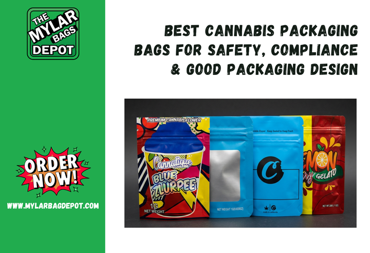 Best Cannabis Packaging Bags for Safety, Compliance & Good Packaging Design