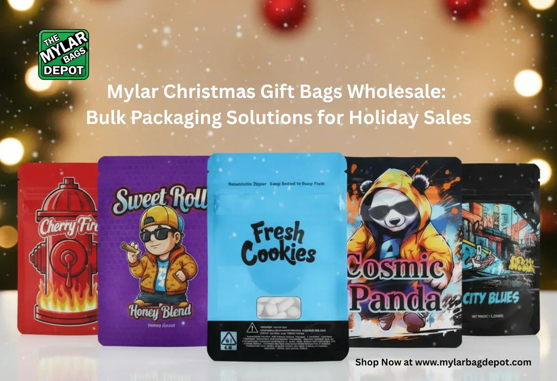 Mylar Christmas Gift Bags Wholesale Bulk Packaging Solutions for Holiday Sales