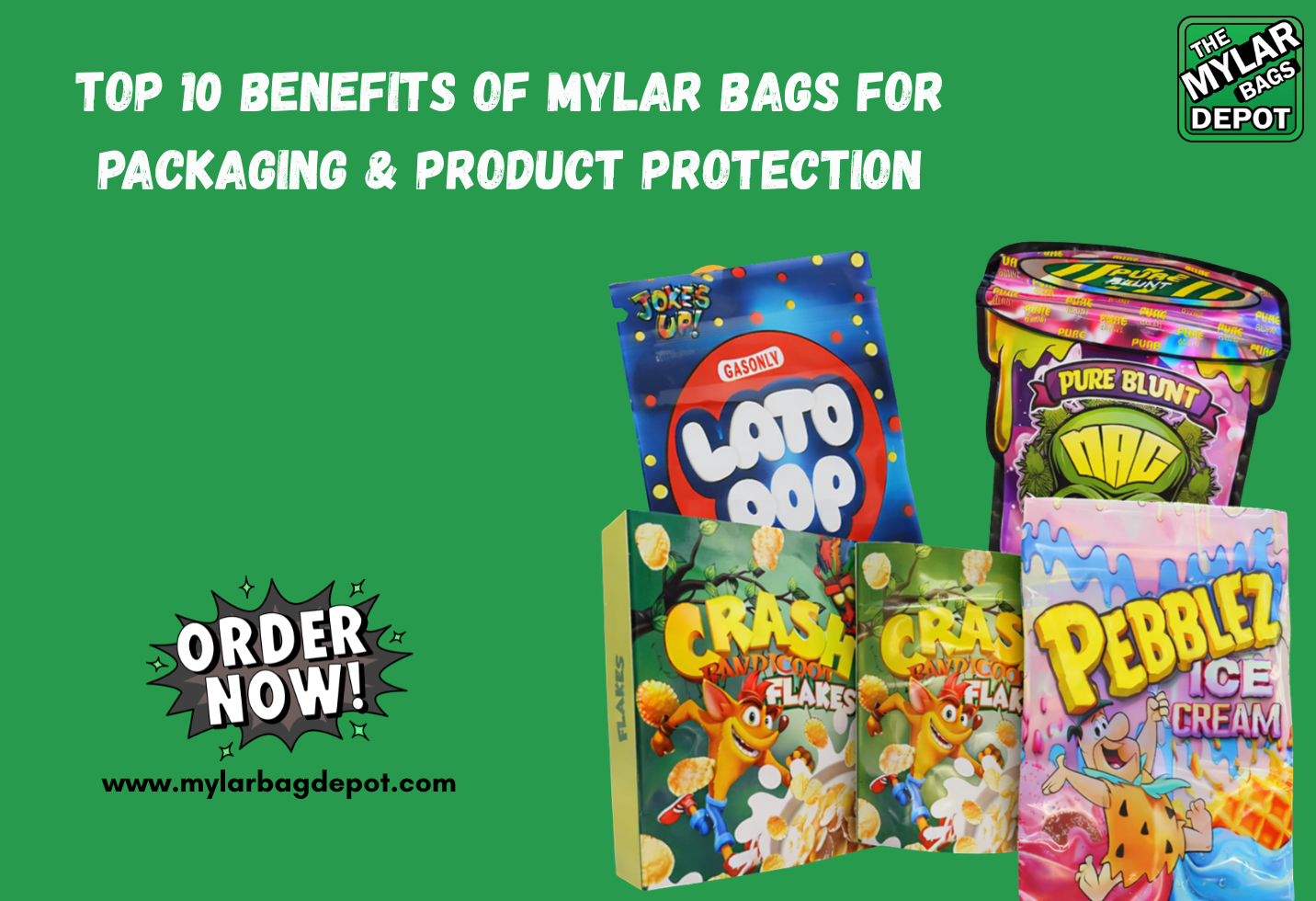 Top 10 Benefits of Mylar Bags for Freshness & Protection – Mylar Bag Depot