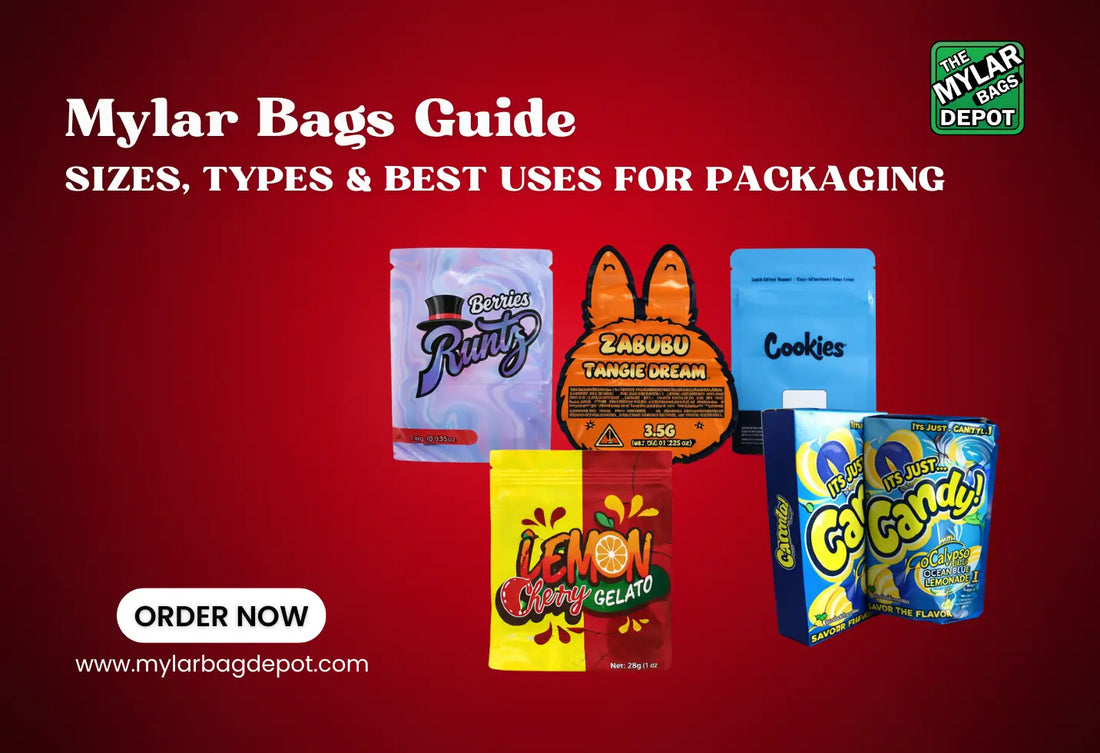 Mylar Bags Guide – Sizes, Types & Best Uses for Packaging