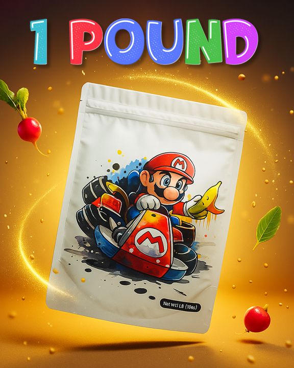 1 Pound mylar bag for secure, airtight storage of herbs, spices, or small items