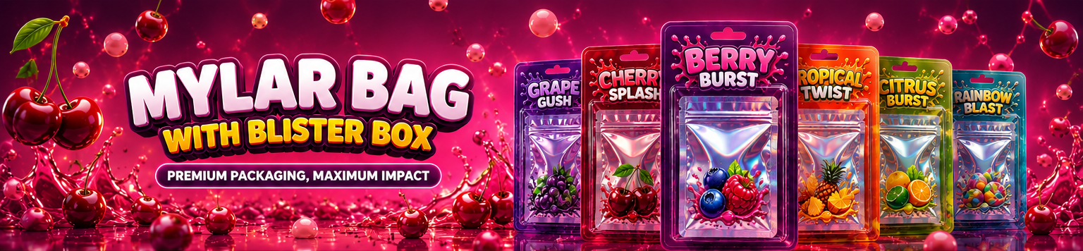 Mylar Bag with Blister Box