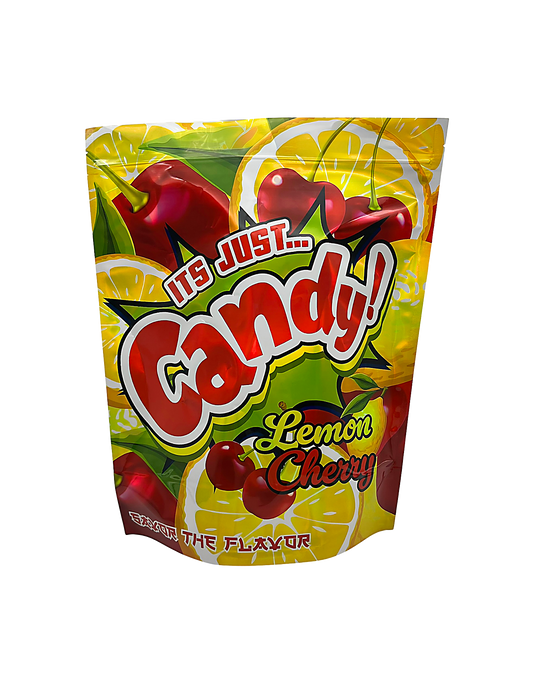 25 Count 15" - 12" LB Size Mylar Bags Lemon Cherry