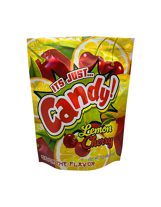 25 Count 15" - 12" LB Size Mylar Bags  Lemon Cherry