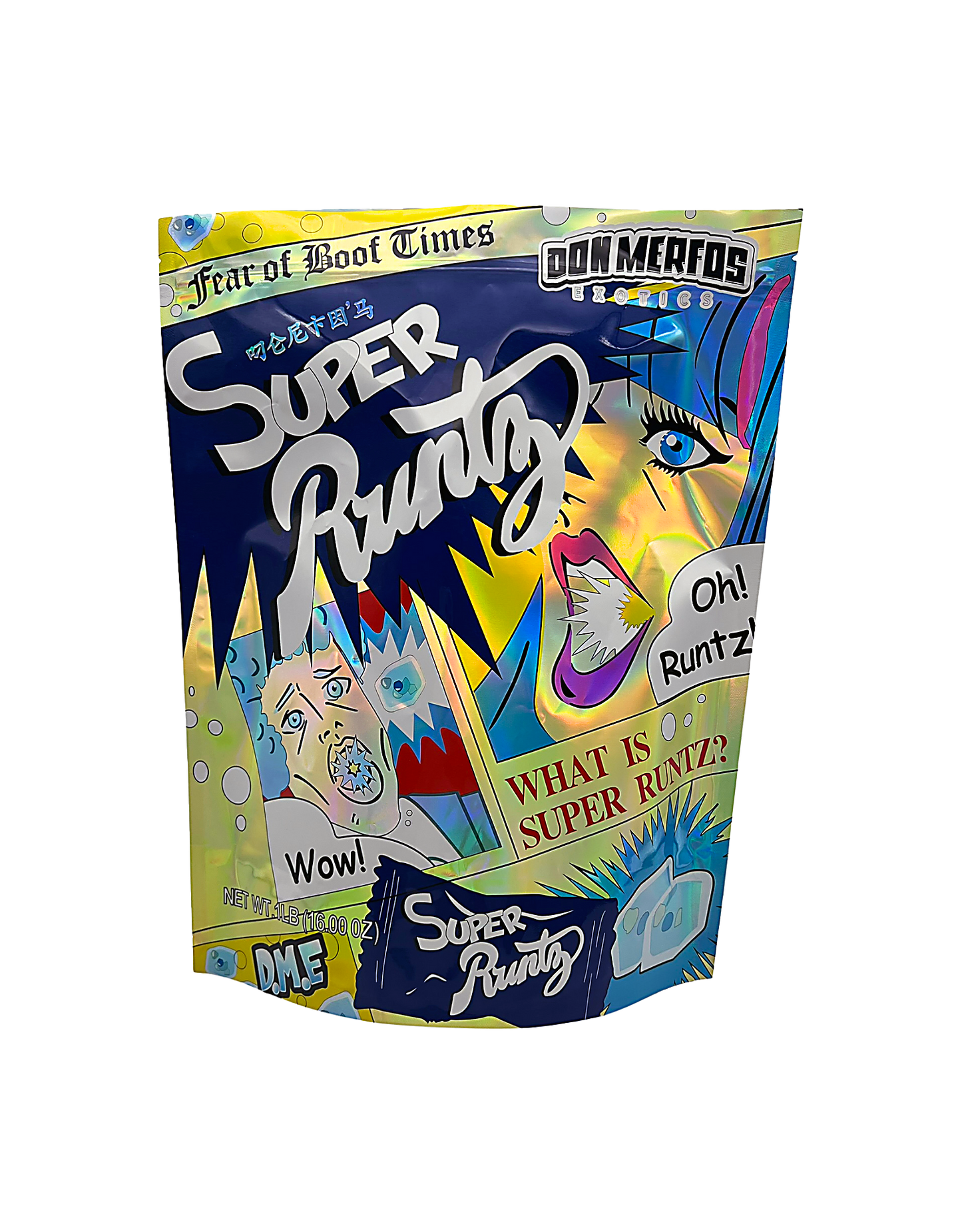 25 Count 15" - 12" LB Size Mylar Bags  Super R