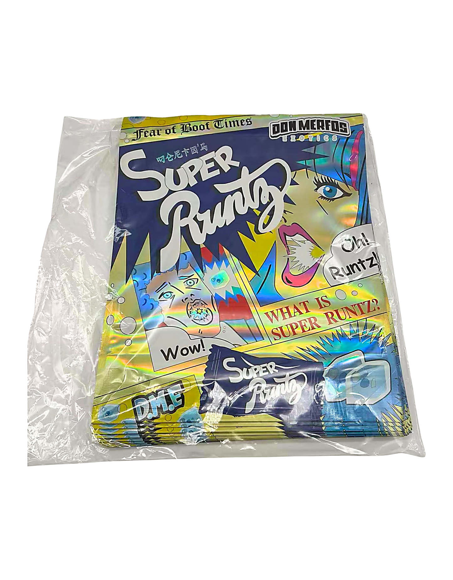 25 Count 15" - 12" LB Size Mylar Bags  Super R