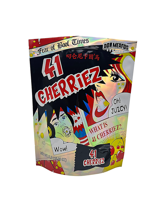 25 Count 15" - 12" LB Size Mylar Bags  Cherry 41