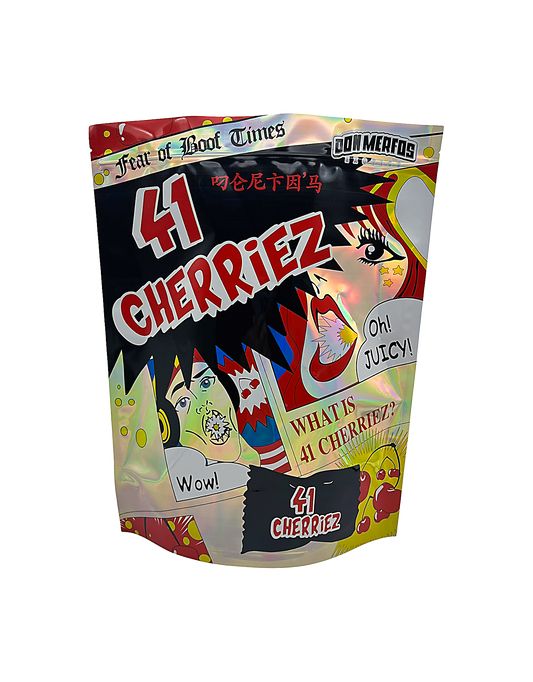 25 Count 15" - 12" LB Size Mylar Bags  Cherry 41