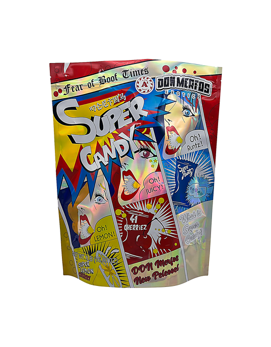25 Count 15" - 12" LB Size Mylar Bags Super Candy