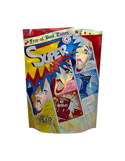25 Pack - Decorative Foil Packaging Pouches – Handbag-Style & Custom Shape Designs – 6 Style Options