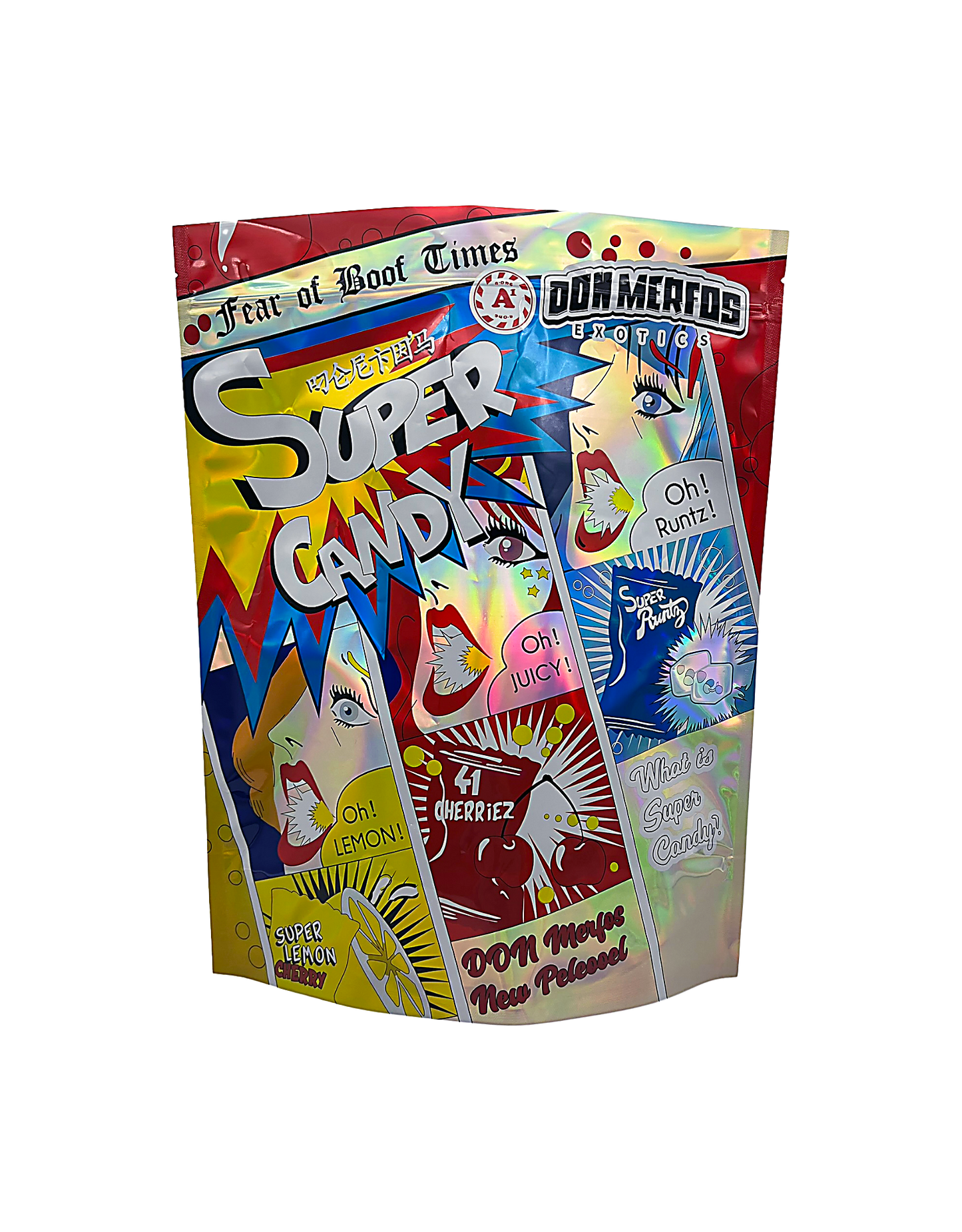 25 Count 15" - 12" LB Size Mylar Bags  Super Candy