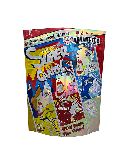 25 Count 15" - 12" LB Size Mylar Bags  Super Candy