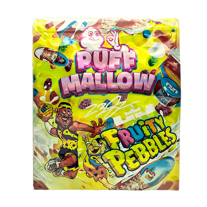 25 Pack – 1lb Exotic Mylar Bags - Puff Mallow - Fruity Pebbles