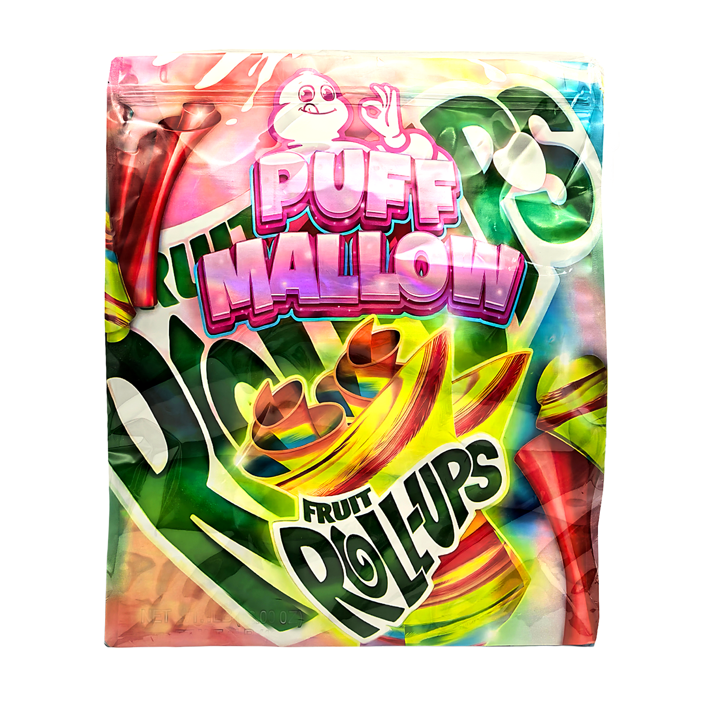 25 Pack – 1lb Exotic Mylar Bags - Puff Mallow - Sour Belts