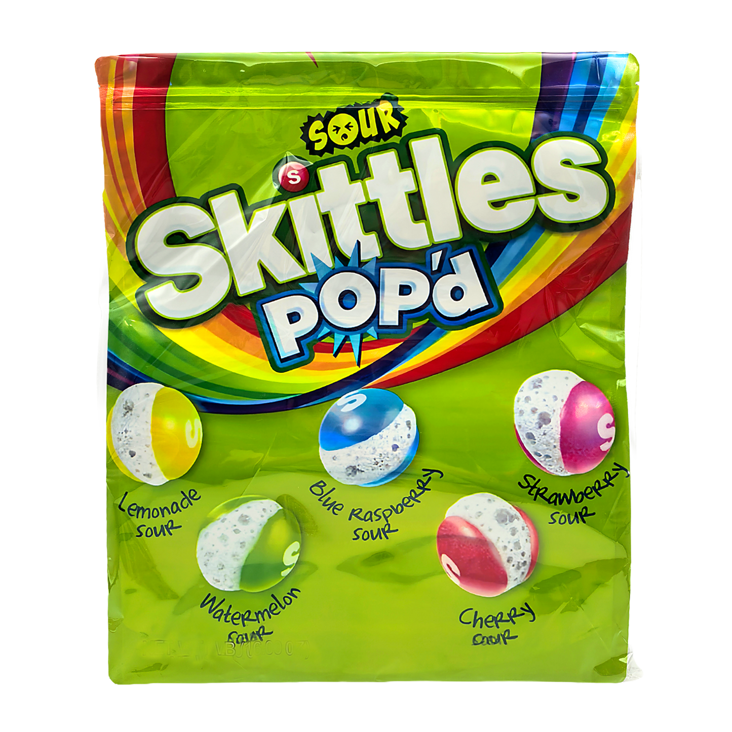 12 Pack – 1lb Exotic Mylar Bags - Skittles Pop’d