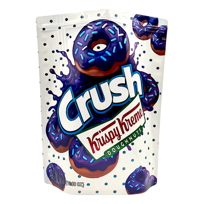 25 Pack – 1lb Exotic Mylar Bags - Crush - Krispy Kreme (Blueberry Donut)