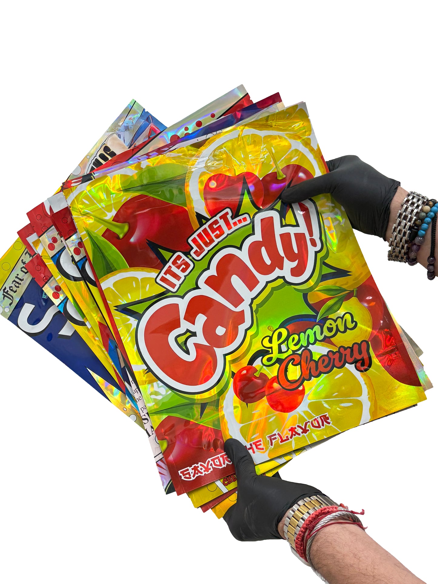 12 Pack 1lb (12" x 15") Heavy-Duty Zip Storage Bags Mystery Bundle - Assorted Designs
