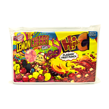 50 Pack - 3.5g (2IN1) Split Dual Graphic Mylar Bags  - Lemonheads & Hawaiian Punch