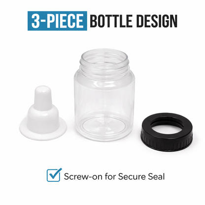 10 Pack 3.5g Baby Bottle Style Mini Storage Containers Mystery Bundle - Assorted Designs