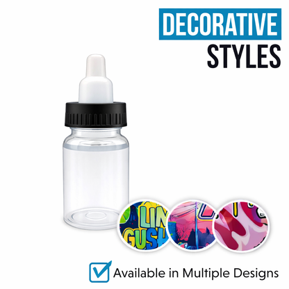 10 Pack 3.5g Baby Bottle Style Mini Storage Containers Mystery Bundle - Assorted Designs