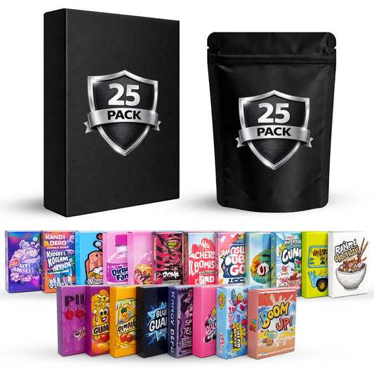 25 Pack - Assorted Decorative Gift Box Set β Small (4β x 5.5β)