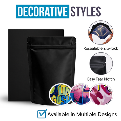 25 Pack - Assorted Decorative Gift Box Set – Small (4” x 5.5”)