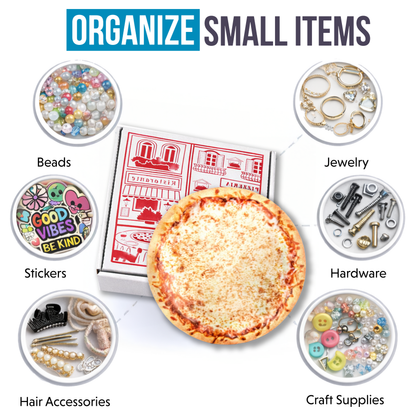 12 Pack 3.5g Pizza Style Packaging Pouch & Box Set Mystery Bundle - Assorted Designs