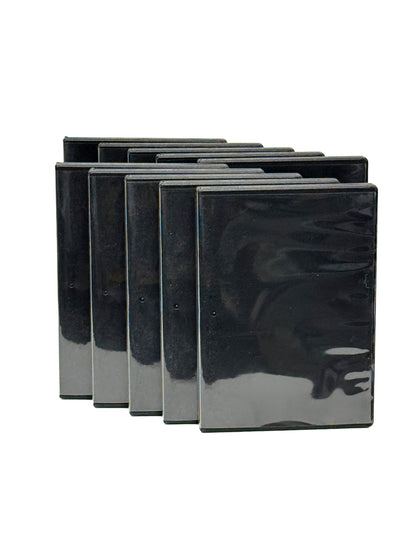 10 Pack 3.5g DVD Case Storage Set (5.5" x 7.5") with Matching Zip Bags Mystery Bundle - Assorted Designs