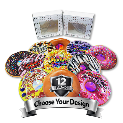 12 Pack - Donut-Themed Gift Box Set – Choose Your Style