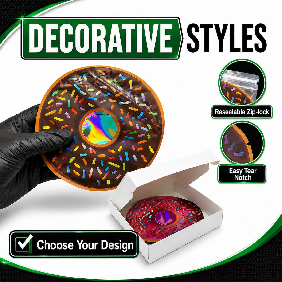 12 Pack - Donut-Themed Gift Box Set – Choose Your Style
