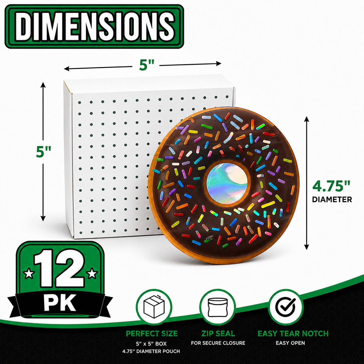 12 Pack - Donut-Themed Gift Box Set – Choose Your Style