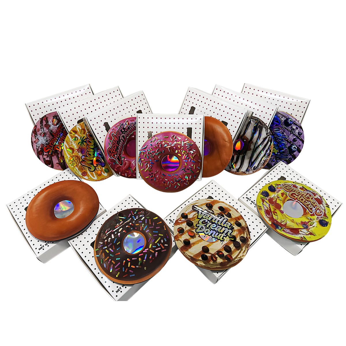 12 Pack - Donut-Themed Gift Box Set – Choose Your Style