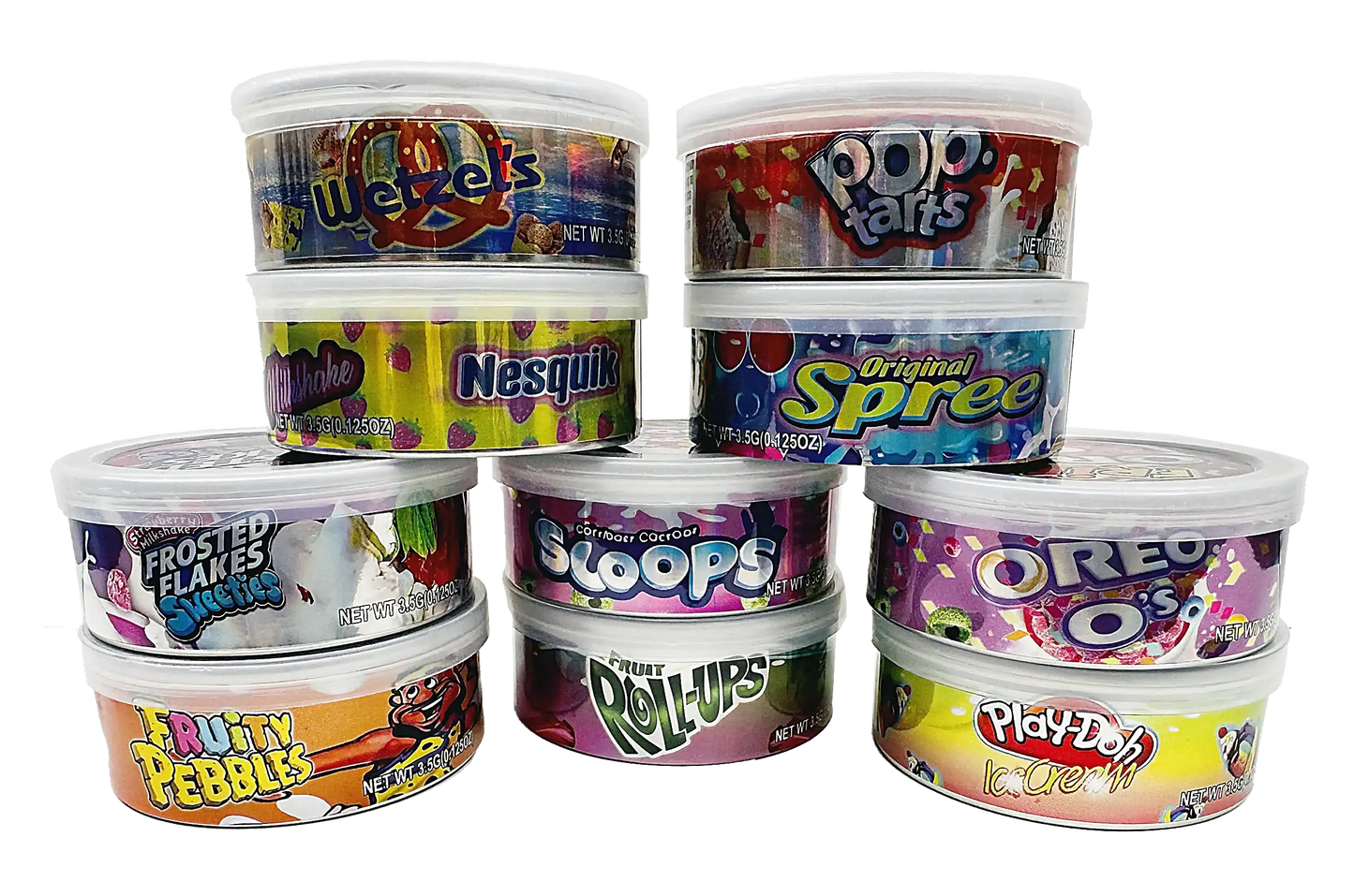 3.5g Tin Can Container - (12 Count) Oreo O's Fried