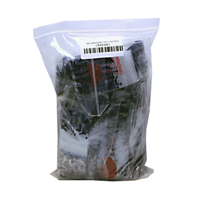 Mylar Bags, Cannabis Mylar Bags, , Where to buy mylar bags, Custom mylar bags near me, Mylar Bags Wholesale. Clear plastic bag with a product inside on a white background