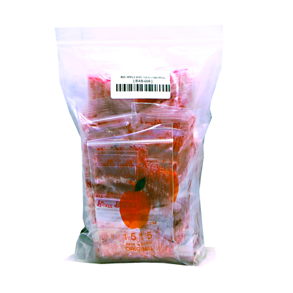 Mylar Bags, Cannabis Mylar Bags, , Where to buy mylar bags, Custom mylar bags near me, Mylar Bags Wholesale. Clear plastic bag with a label containing a barcode on a white background