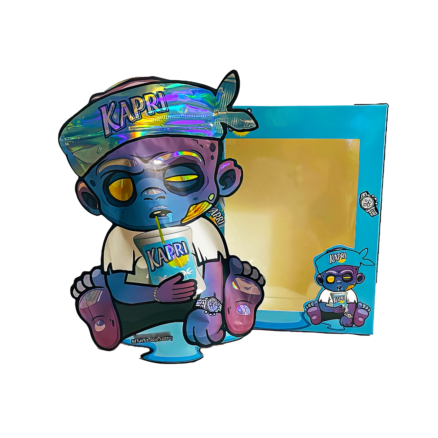 3.5g Mylar Bag with Window Box - Kapri Baby (25 Bags+25Boxes)