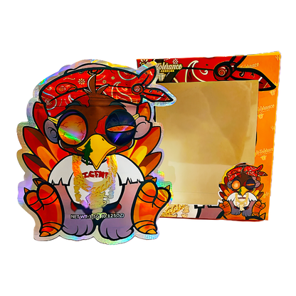 3.5g Mylar Bag with Window Box - I Can't Feel My Face (25 Bags+25Boxes)