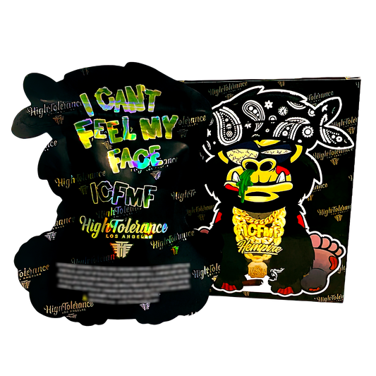 3.5g Mylar Bag with Window Box - ICFMF Hempire (25 Bags+25Boxes)