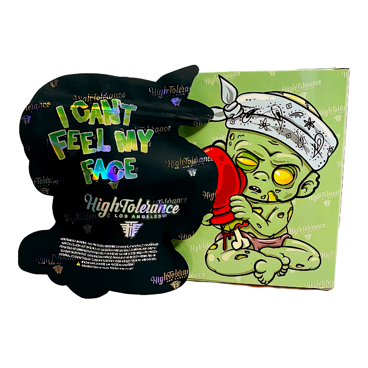 3.5g Mylar Bag with Window Box - ICFMF Red Bag (25 Bags+25Boxes)