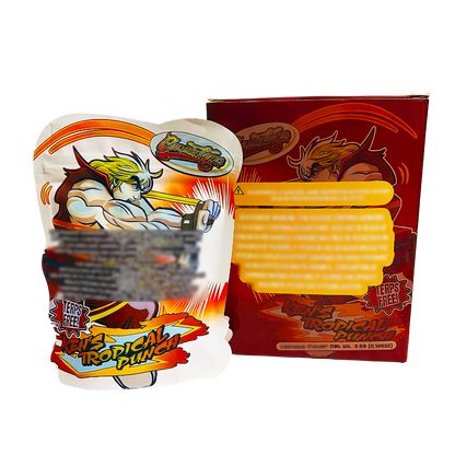 3.5g Mylar Bag with Window Box - Ken's Tropical Punch (25 Bags+25Boxes)