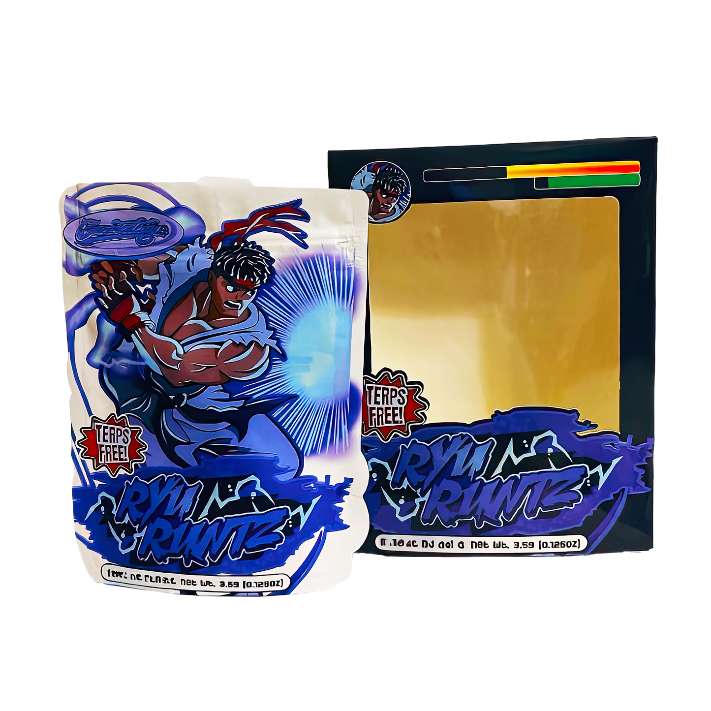3.5g Mylar Bag with Window Box - RYU Runtz (25 Bags+25Boxes)